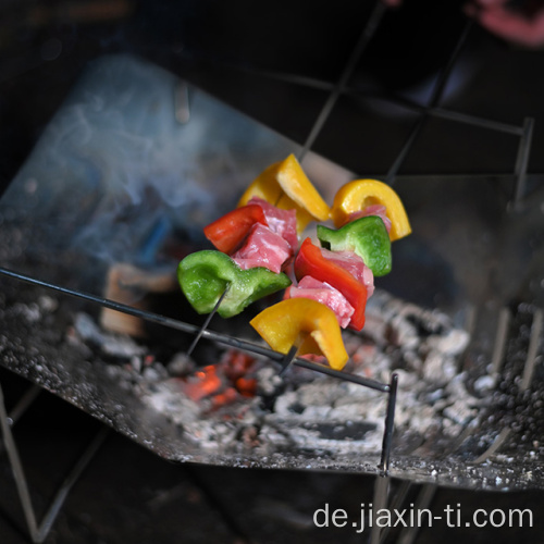 Faltbarer tragbarer Holzkohlegrill Titan Grills Feuerstelle